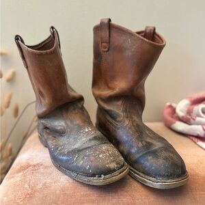 Field & Stream Two-Tone Leather pull-on Work Cowboy Boots